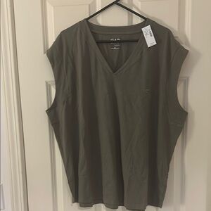 Olive Green Women's Top